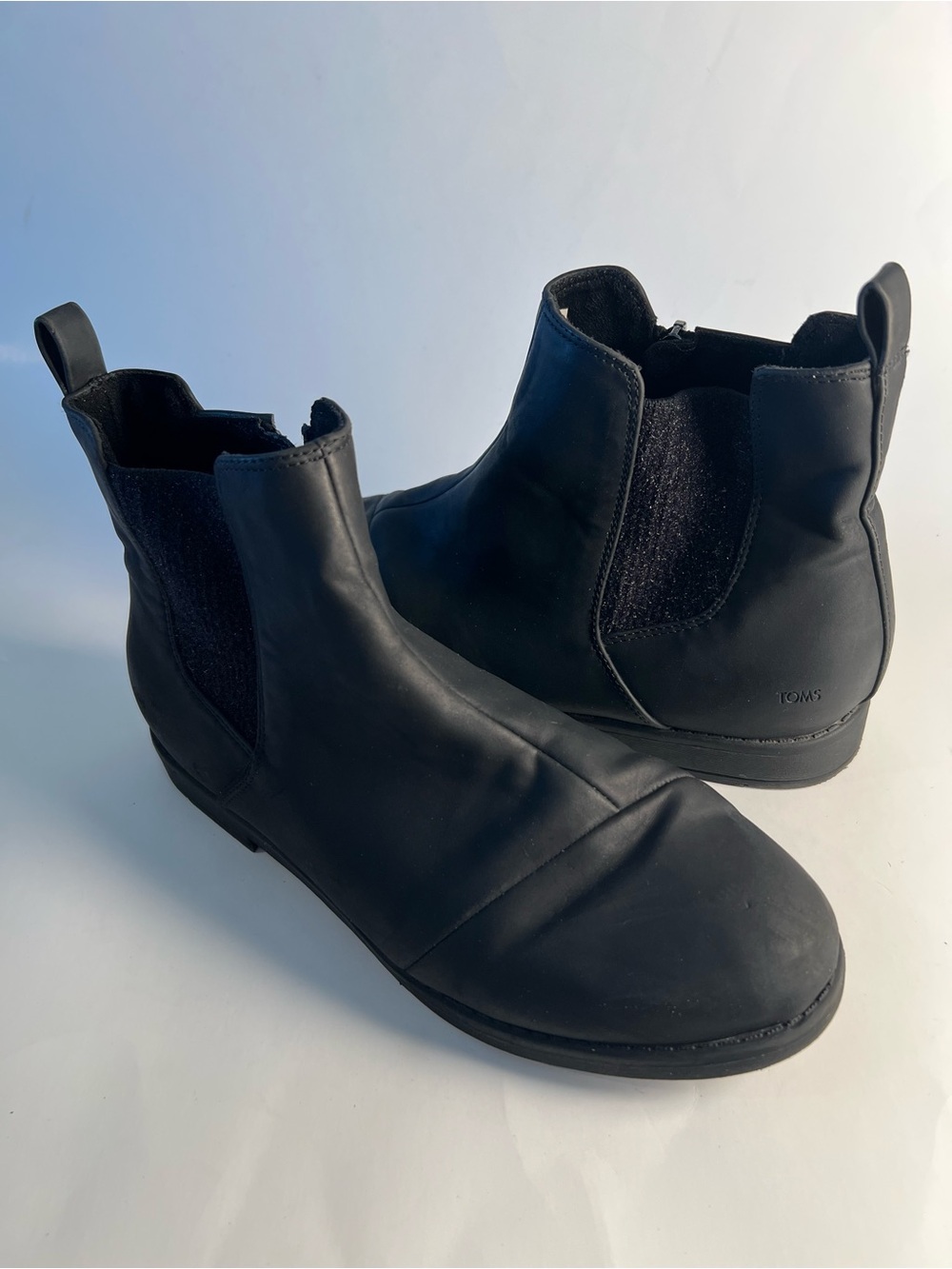 TOMS Women's Black Chelsea Ankle Boots Size 4